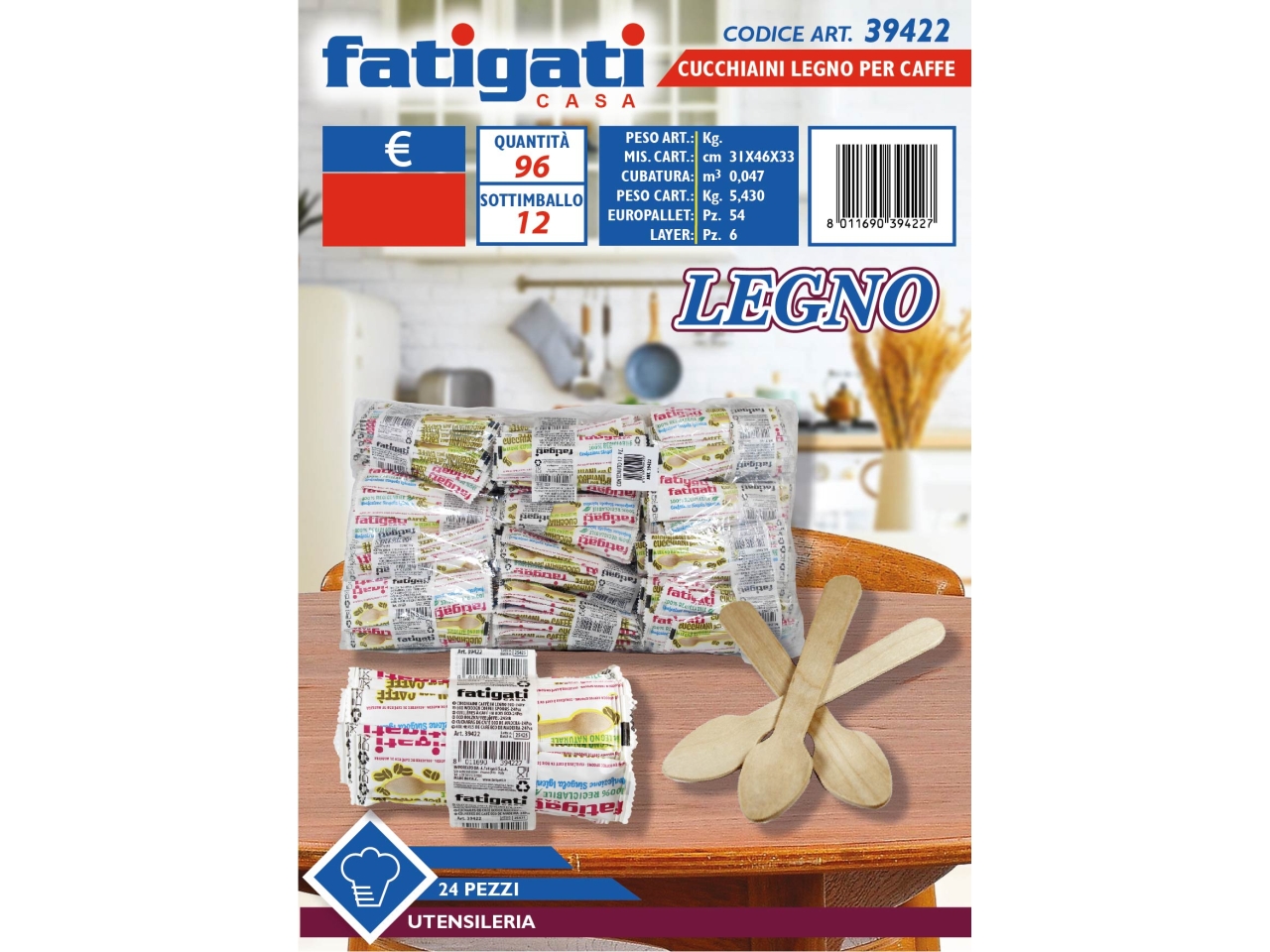 CUCCHIAINI LEGNO CAFFE 39422 CUCCHIAINI LEGNO CAFFE 39422