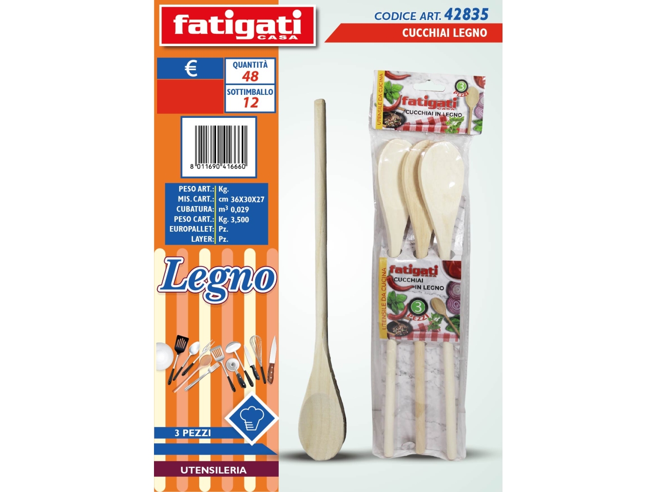UTENSILE IN LEGNO 3PZ