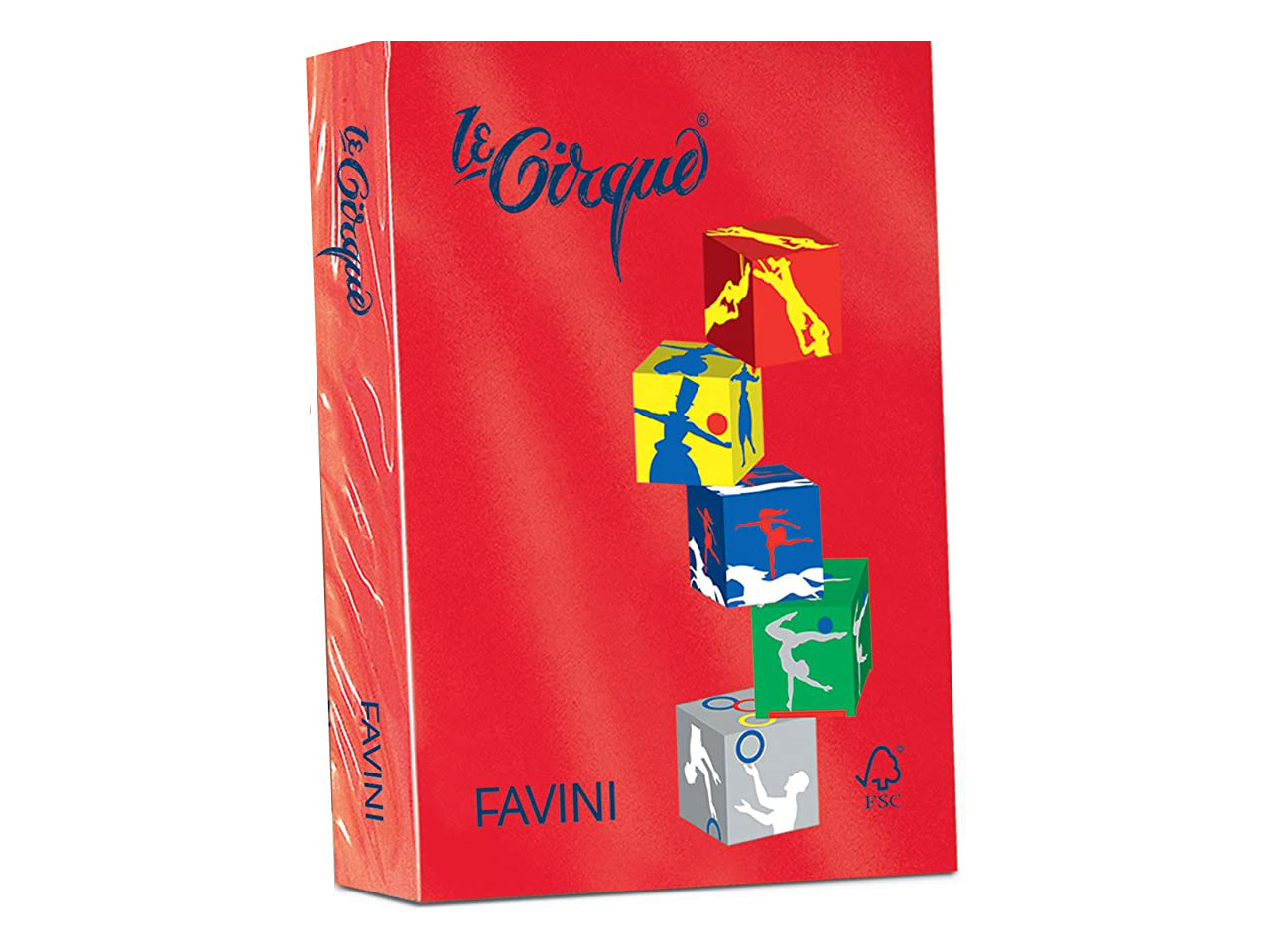 RISMA CARTA CIRQUE 80gr SCARLAT A71C504