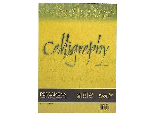 CART.PERGAM A4 50FF 190gr ORO A69W084 CART.PERGAM A4 50FF 190gr ORO A69W084