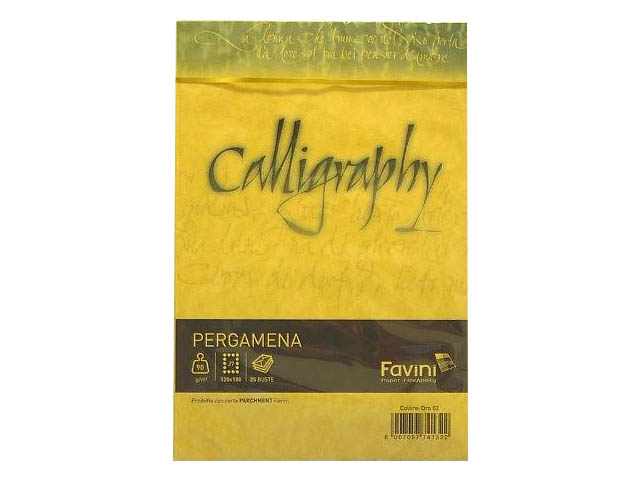 BUSTE 25pz 12×18 90gr ORO A57W207