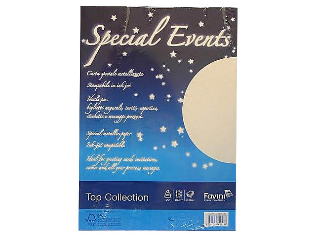 CARTA METALL.A4 20F 120grBIANCA A690154