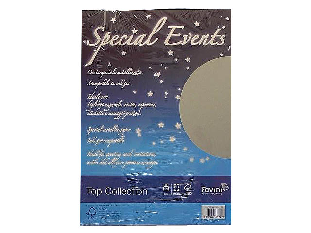 CARTA METALL.A4 20FF120grSILVER A69U154