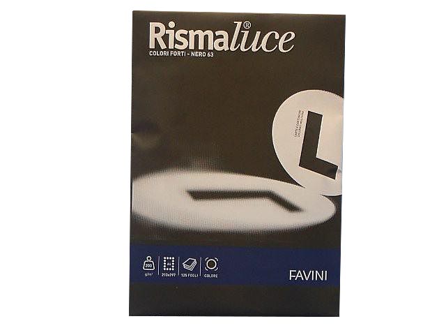 RISMA CARTON.A4 200gr NERO A67A134