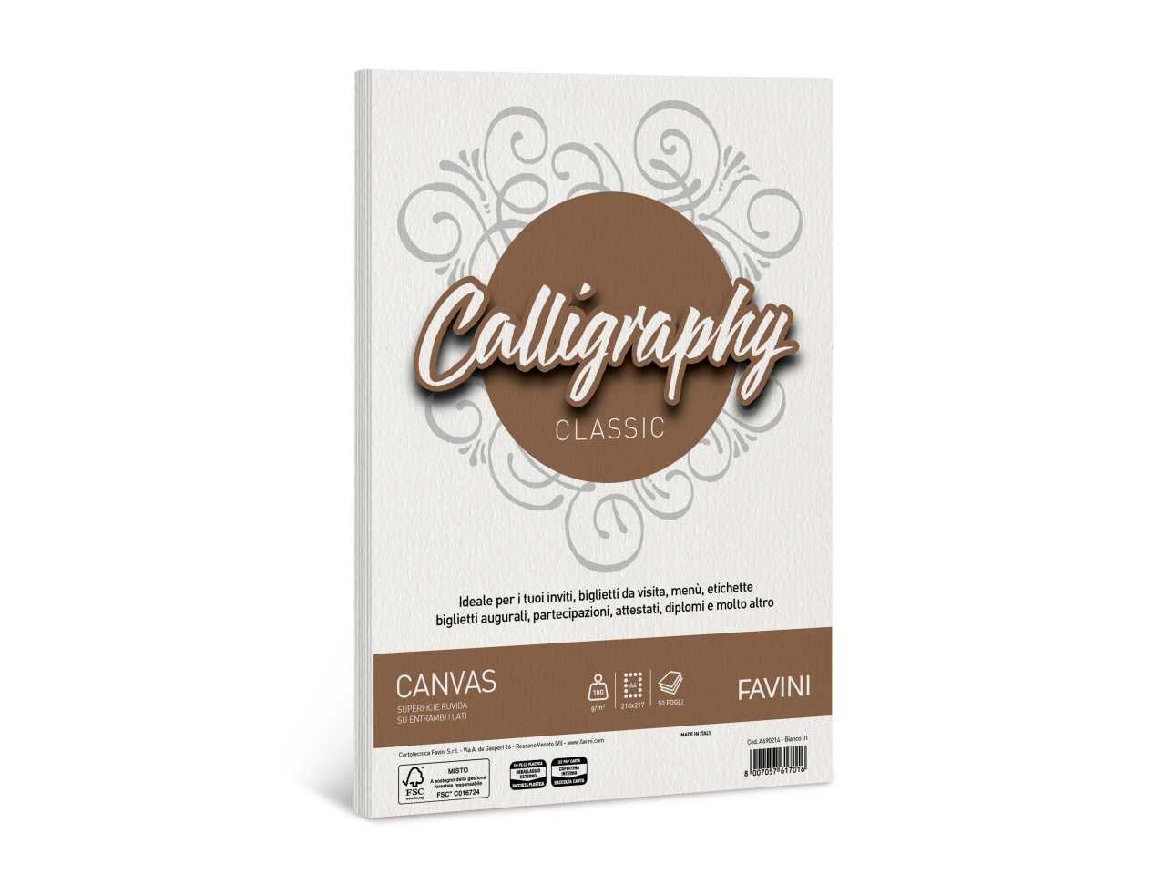 CART.CANVAS A4 100gr BIANCA A690214 50F CART.CANVAS A4 100gr BIANCA A690214 50F