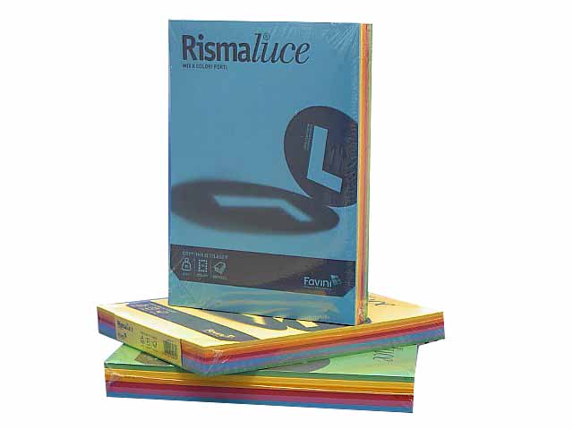 RISMA A4 90gr 8 COL ASS A66X314