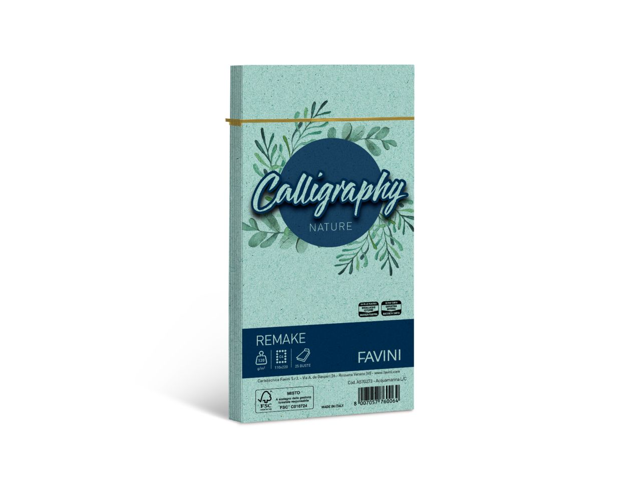 BUSTE 25pz CALLIGRAPHY REMAKE ACQUAMARINA A57G273