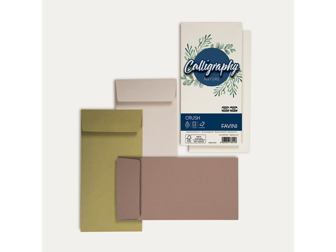 BUSTE 25PZ CALLIGRAPHY MANDORLA A57C204