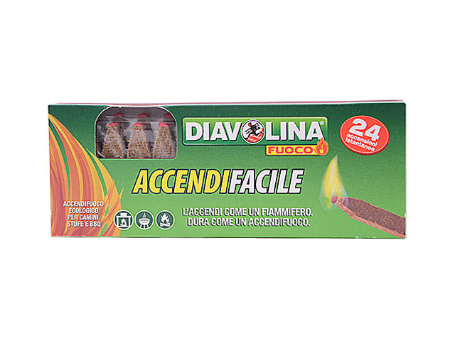 DIAVOLINA ACCENDIFACILE 24pz 16550