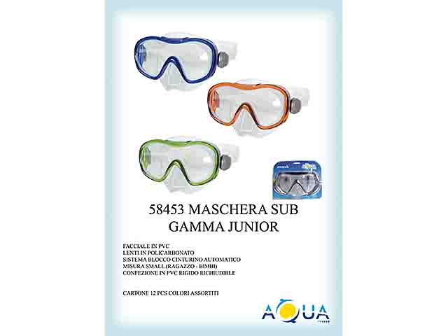 MASCHERA DA SUB GAMMA JUNIOR 58453
