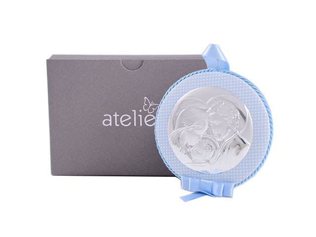 CAPOCULLA TONDO SACRA FAMIGLIA CELESTE AE0760/1C CAPOCULLA TONDO SACRA FAMIGLIA CELESTE AE0760/1C