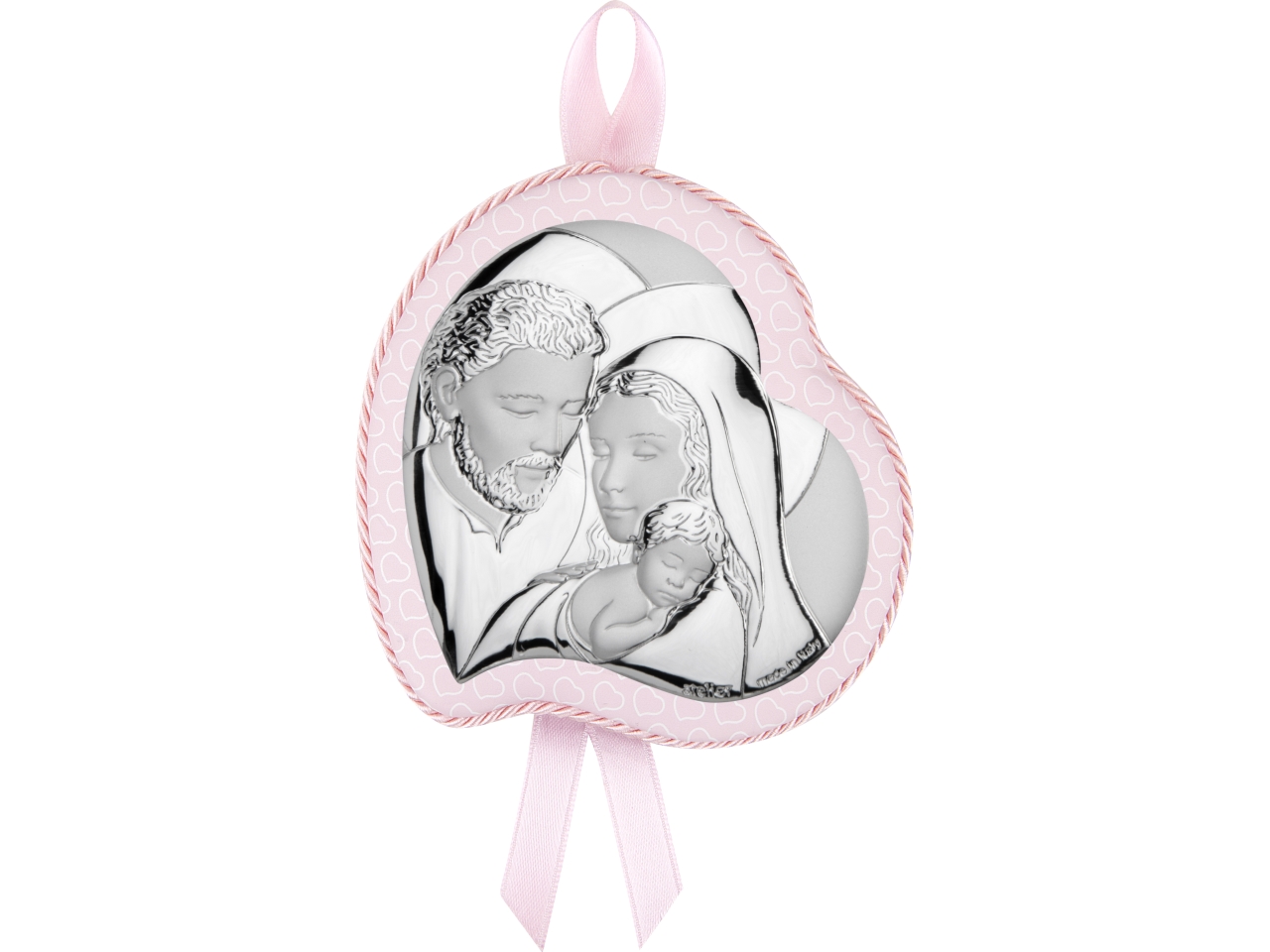 CAPOCULLA CUORE SACRA FAMIG.10X12CM ROSA AE0751/1R CAPOCULLA CUORE SACRA FAMIG.10X12CM ROSA AE0751/1R
