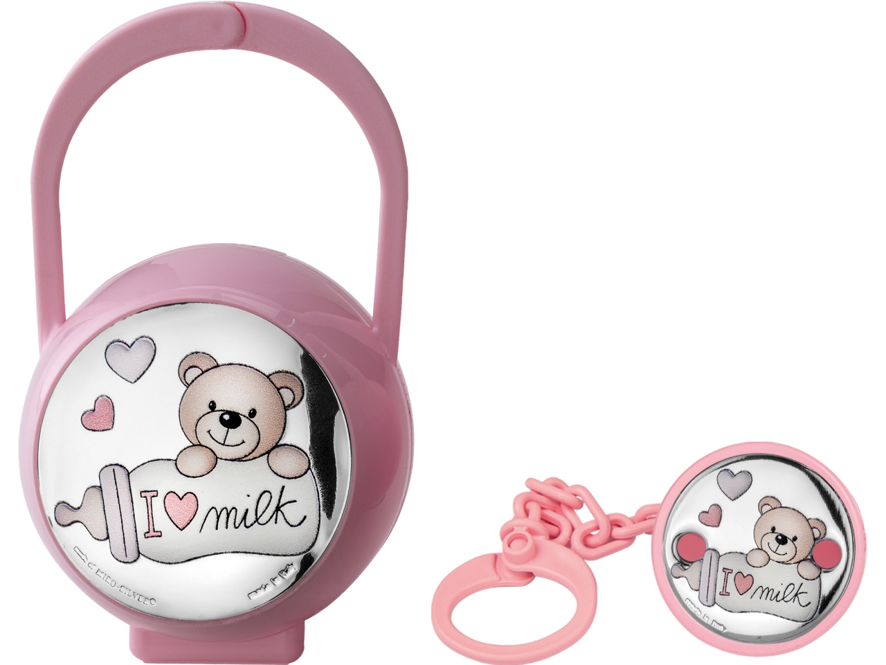 PINZA+SCATOLA CIUCCIO ROSA AE3102/R PINZA+SCATOLA CIUCCIO ROSA AE3102/R