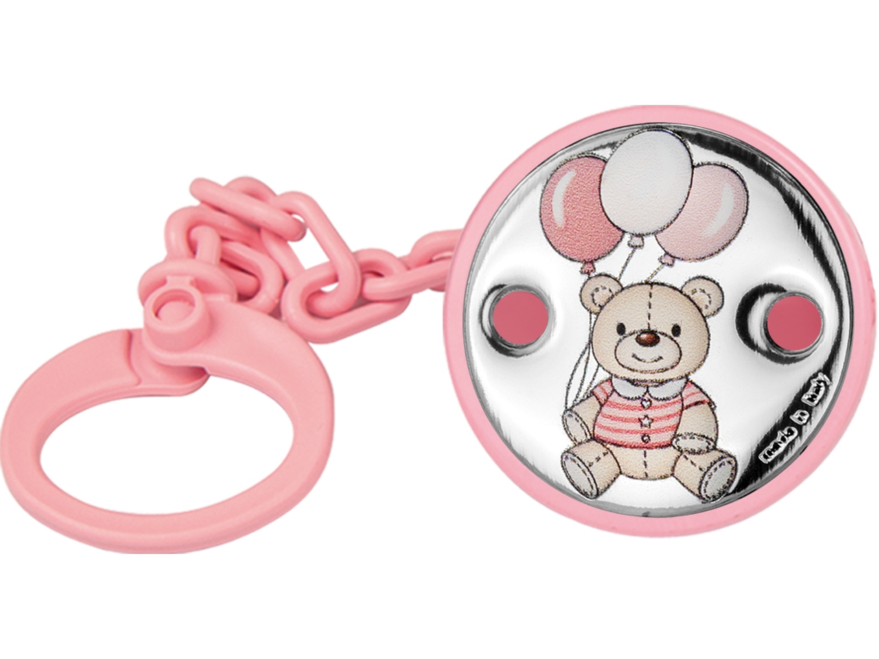 PINZA CIUCCIO PALLOCINI ROSA AE3216/R PINZA CIUCCIO PALLOCINI ROSA AE3216/R