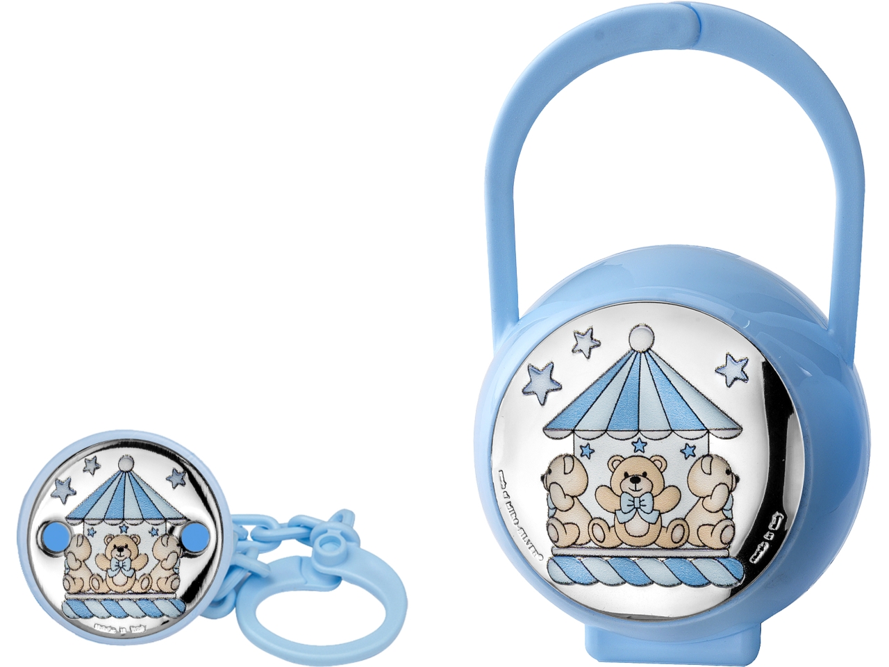 PINZA+SCATOLA CIUCCIO CELESTE AE3223/C PINZA+SCATOLA CIUCCIO CELESTE AE3223/C