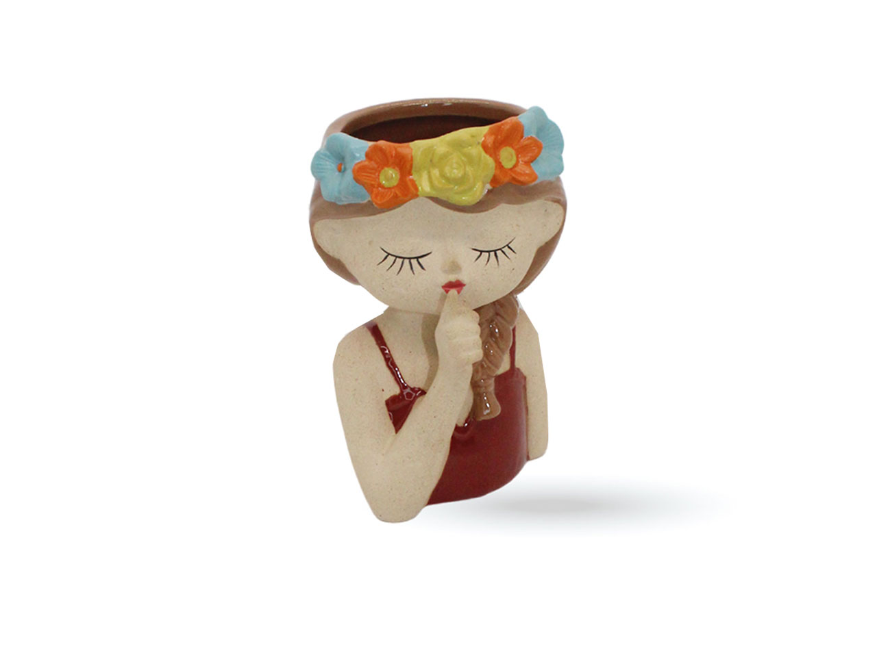 STATUA C/CASPO TERRACOTTA 8X8X13CM ASS STATUA C/CASPO TERRACOTTA 8X8X13CM ASS