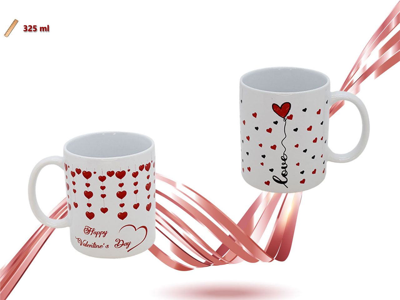 MUG CERAMICA FESTA S.VALENTINO 325ML