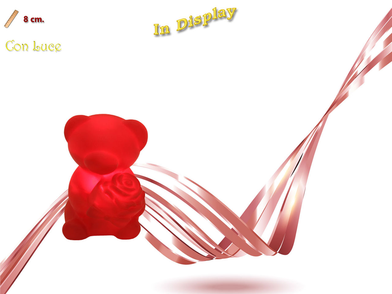 ORSO IN PLASTICA LUMINOSO ORSO IN PLASTICA LUMINOSO