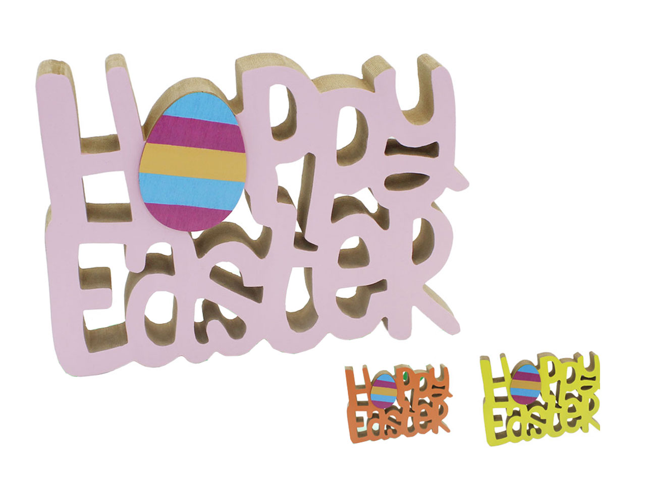 SCRITTA PASQUA LEGNO 18X14CM
