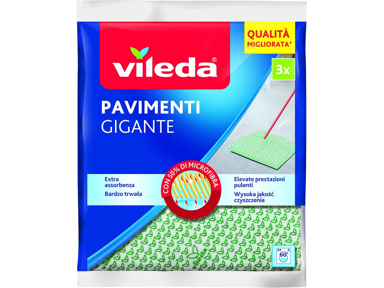 VILEDA PAVIMENTI GIGANTE 3pz 10065.143Y