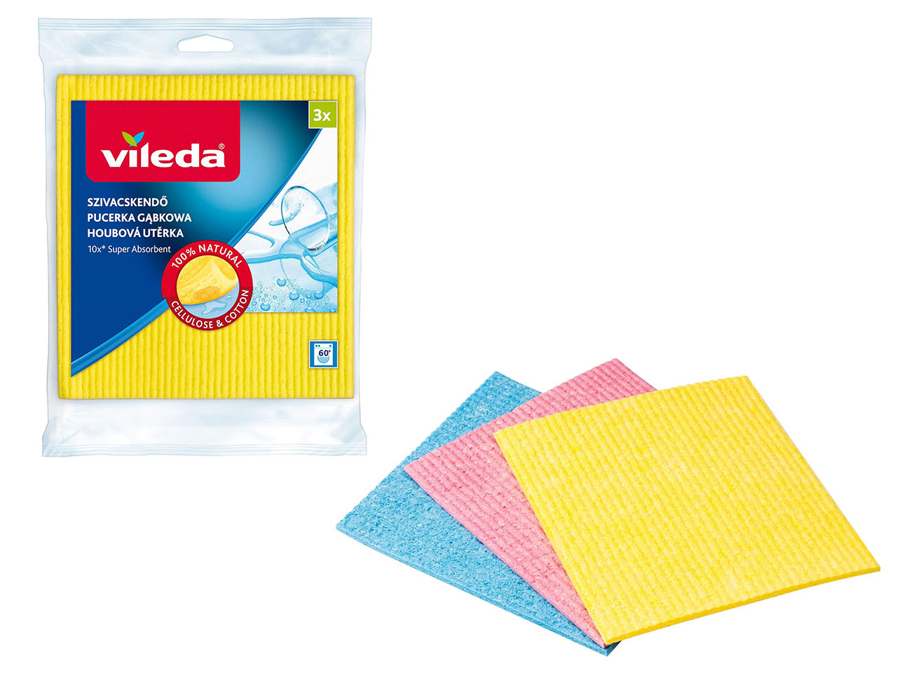 VILEDA PANNO SPUGNA 3pz C+C VILEDA  0102093