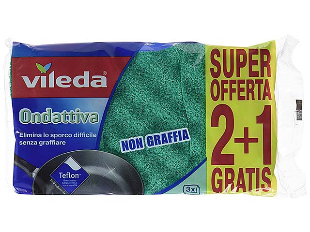 VILEDA ONDATTIVA MILLEUSI 2 + 1 PZ. STD 139181
