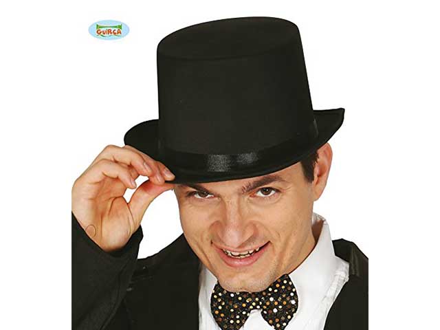 CAPPELLO CILINDRO IN RASO ALTA QUALITÀ 13353 CAPPELLO CILINDRO IN RASO ALTA QUALITÀ 13353