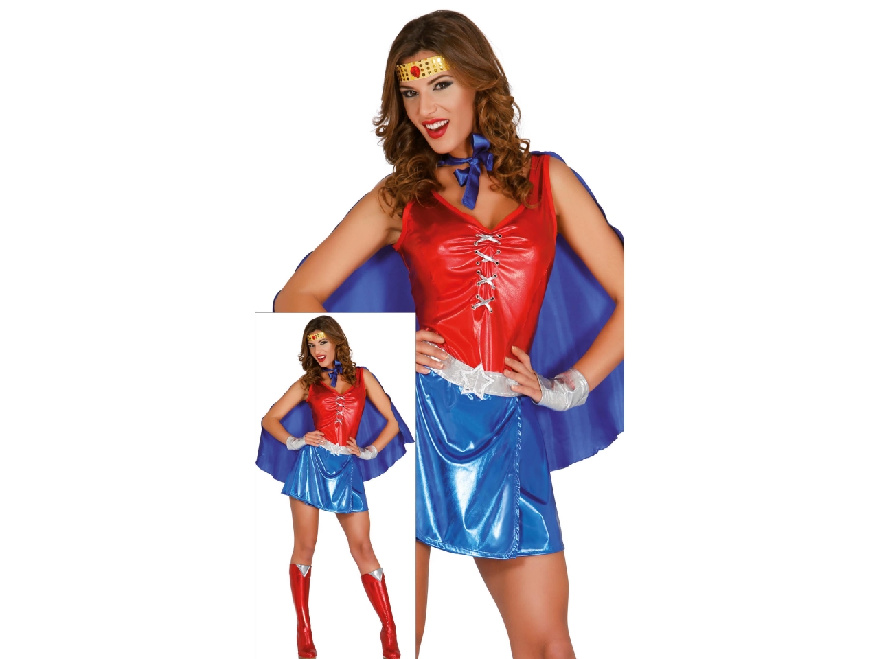COSTUME ADULTO POWER WOMAN TG.M 38-40 80601