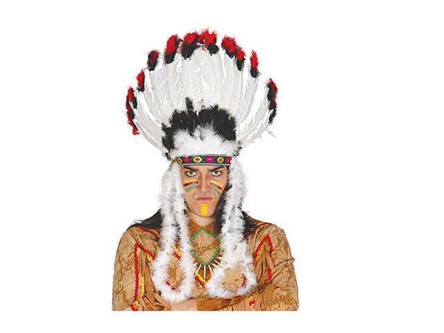 COPRICAPO CAPO INDIANO C/PIUME 13240