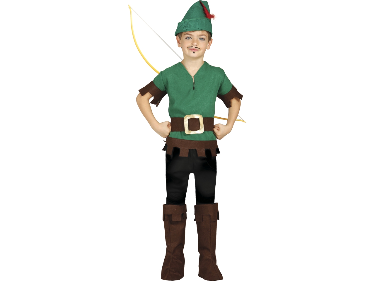 COSTUME FUORILEGGE VERDE 7-9 ANNI 81242