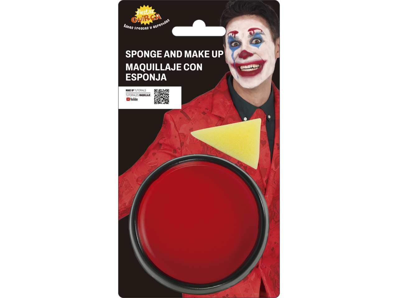 TRUCCO C/SPUGNETTA 9GR ROSSO 15620