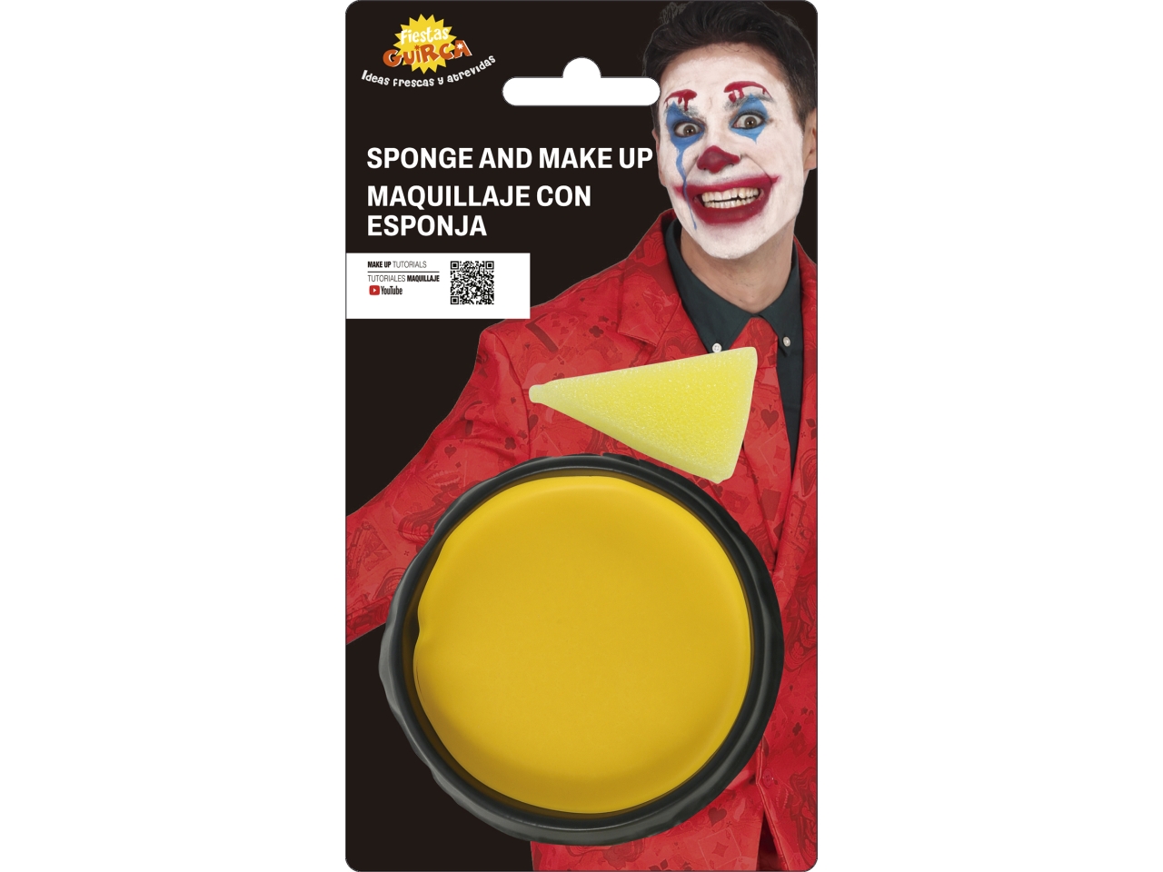 TRUCCO C/SPUGNETTA 9GR GIALLO 15622