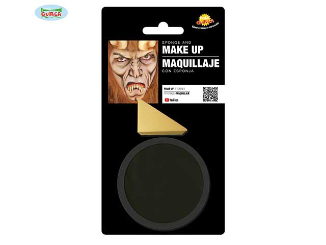 TRUCCO C/SPUGNETTA 9gr NERO 15628