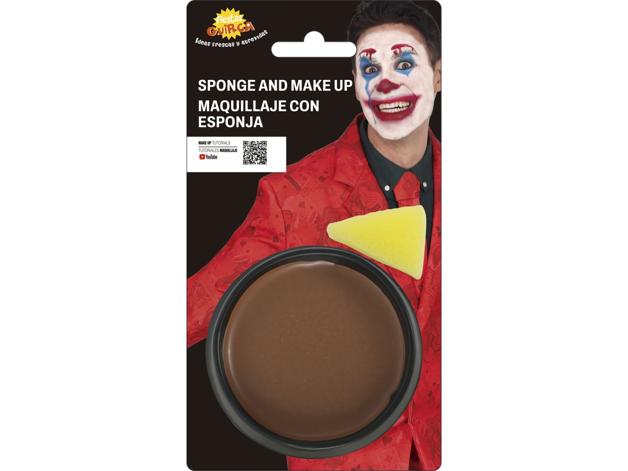 TRUCCO C/SPUGNETTA 9GR MARRONE 15627