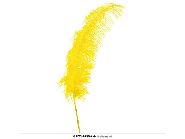 ACC.PIUMA 50cm GIALLA 17676