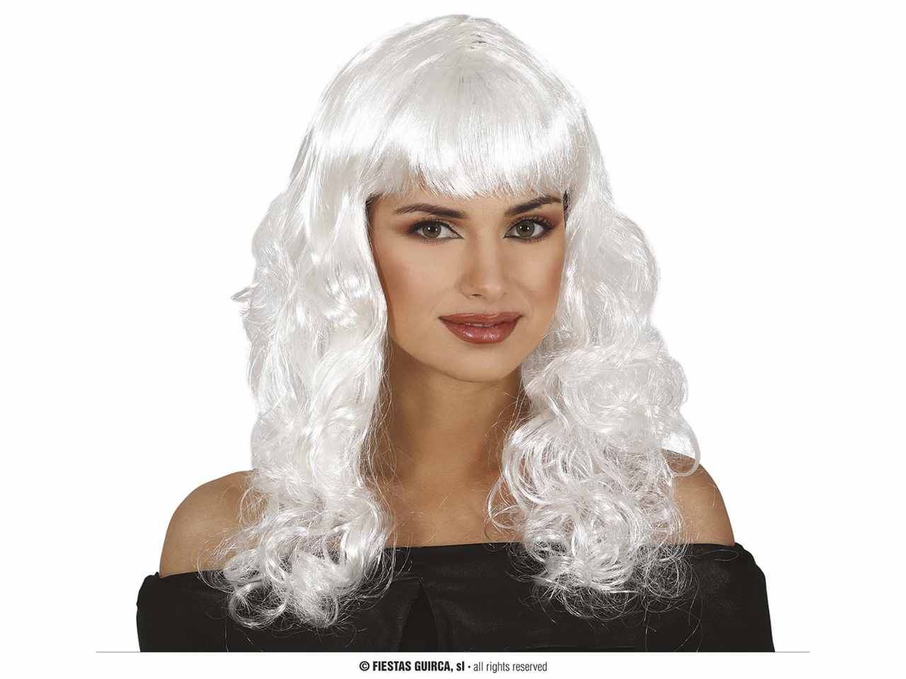 PARRUCCA MELENA COLORE BIANCO 48061