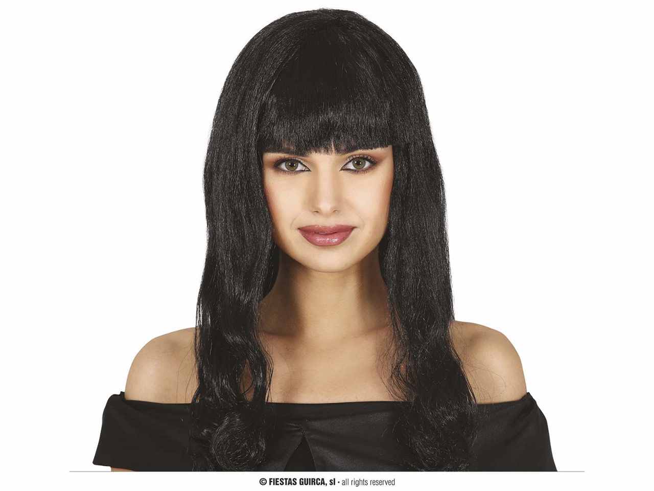 PARRUCCA MELENA COLORE NERO 48062 PARRUCCA MELENA COLORE NERO 48062