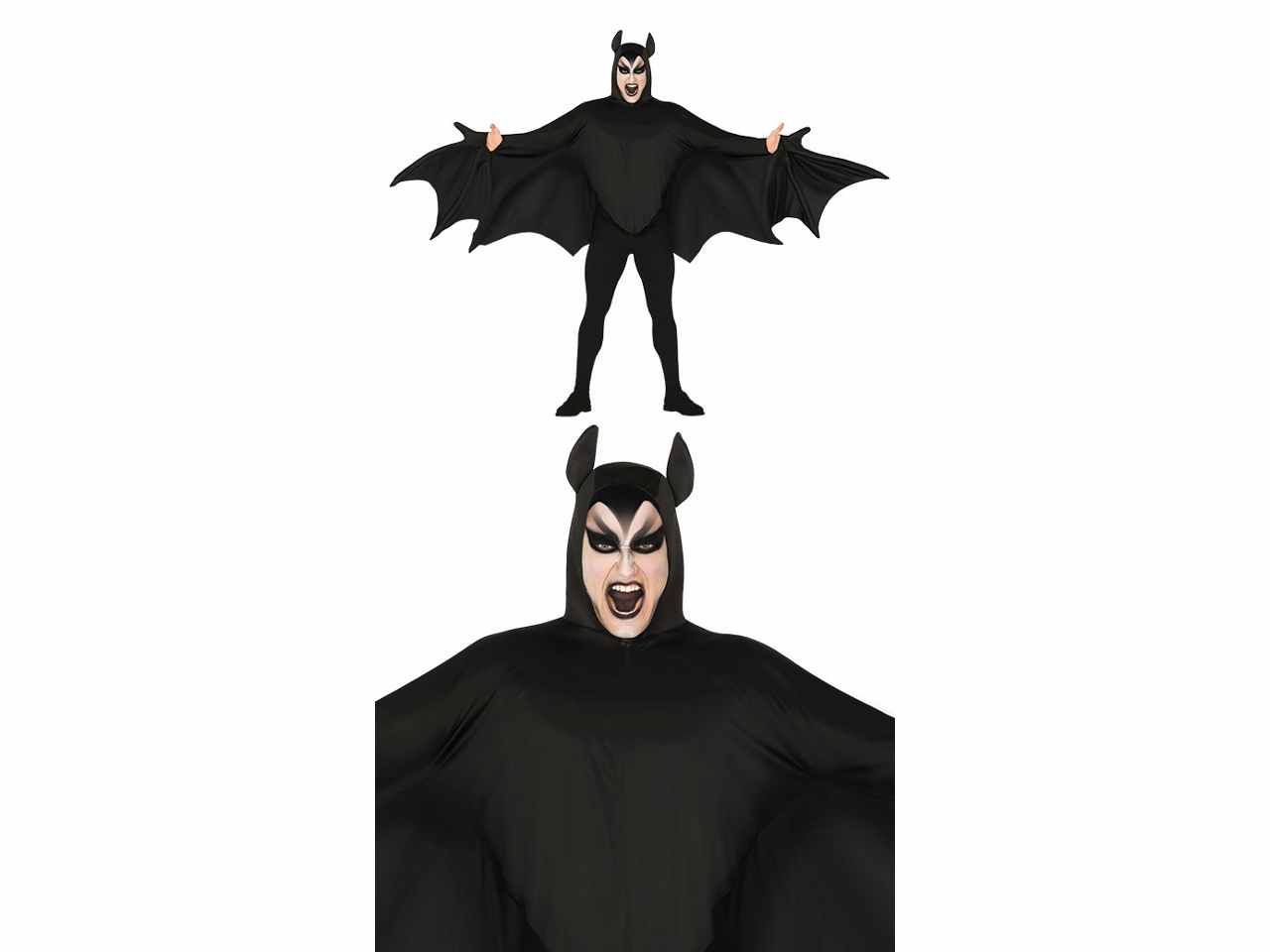 MANTELLO DA PIPISTRELLO CON ALI costbat