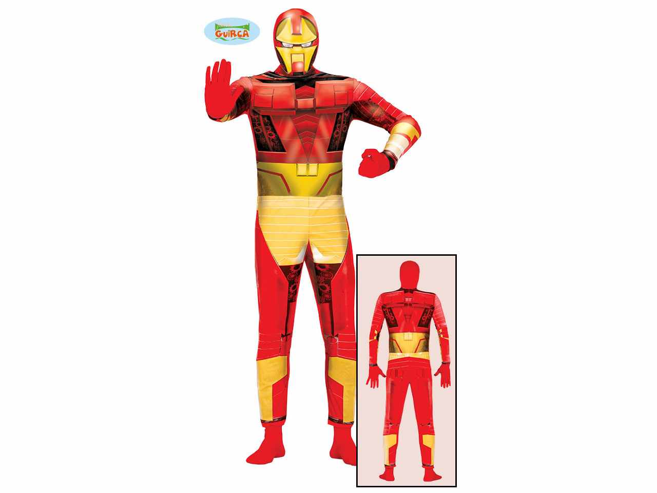 COSTUME DA UOMO DI FERRO TUTA U ironman