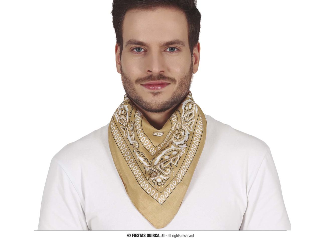 BANDANA DA COW BOY BEIGE 16776 BANDANA DA COW BOY BEIGE 16776