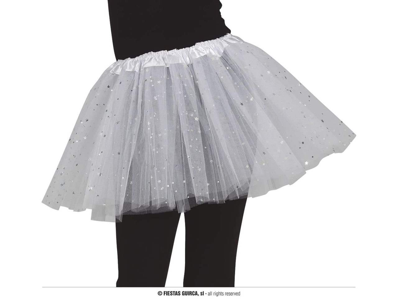 TUTU CON STELLINE COLORE BIANCO 3 17467