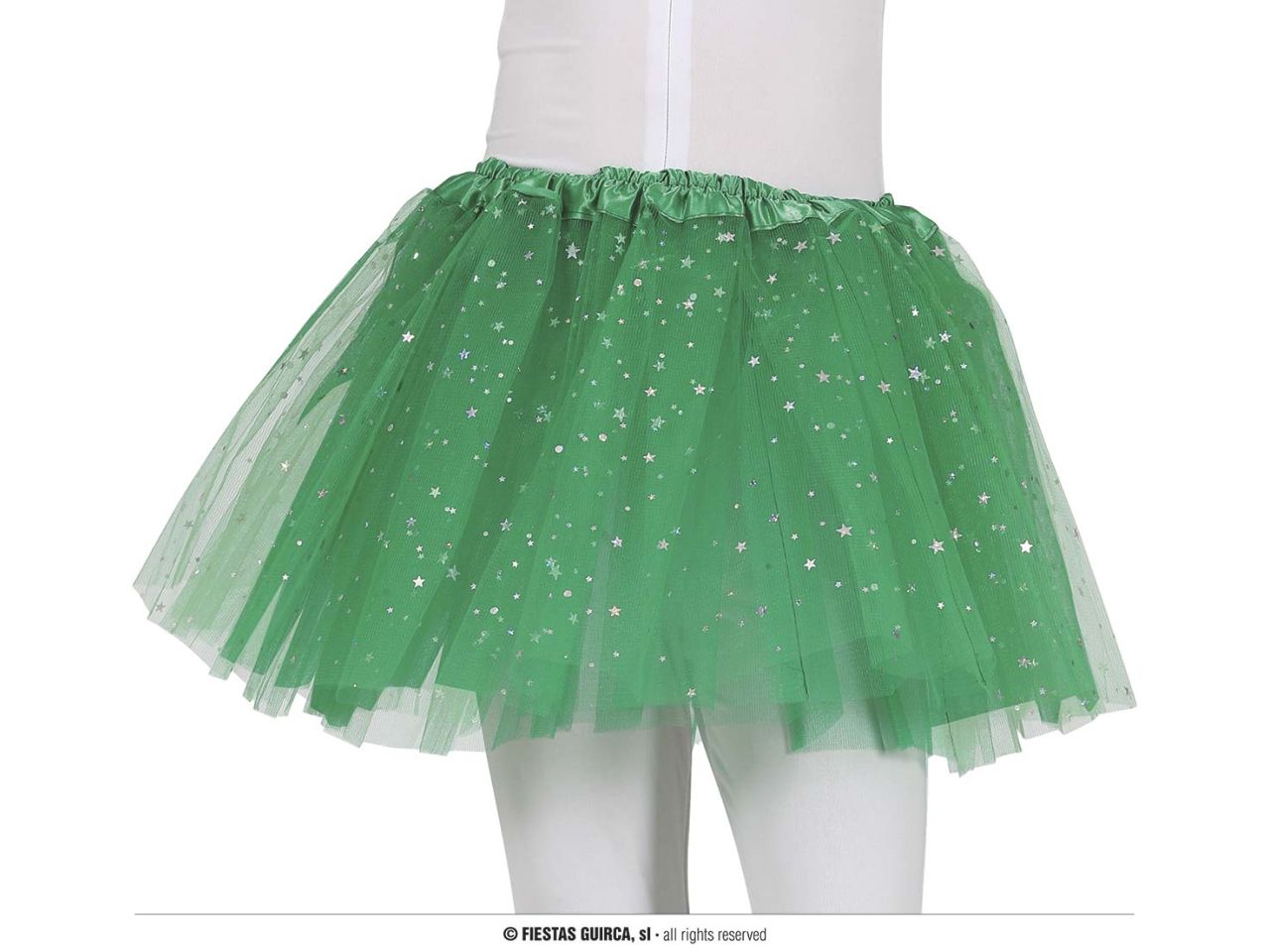 TUTU CON STELLINE COLORE VERDE 30 17474