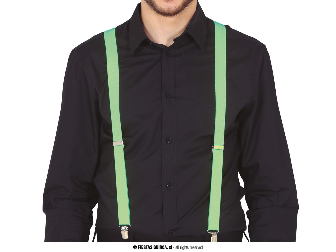BRETELLE COLORE VERDE LIME PER AD 17828