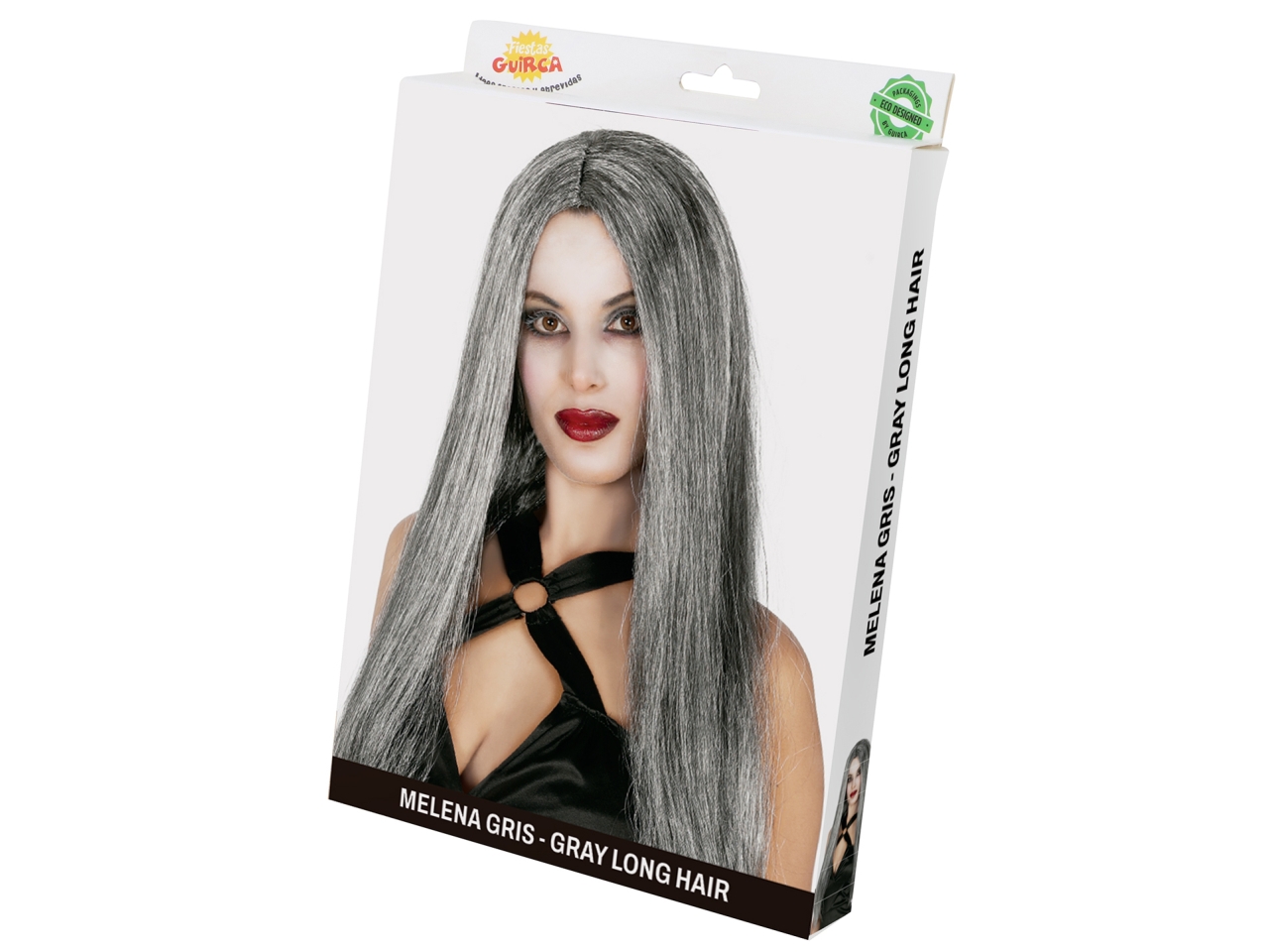 PARRUCCA LUNGA LISCIA GRIGIA 4023