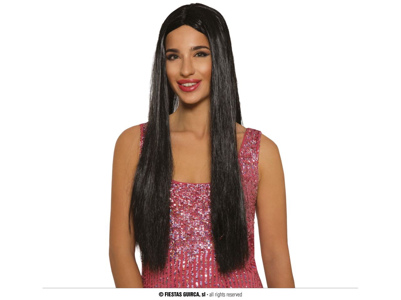 PARRUCCA LUNGA LISCIA NERA 4176