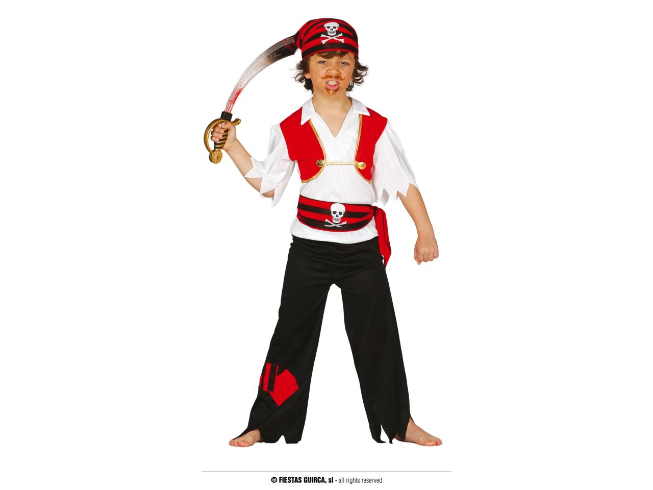 COSTUME DA PIRATA DA BAMBINO TAGL 83349