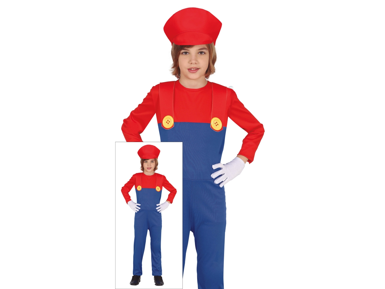 COSTUME MACCHINISTA TRENO 10-12 ANNI 81876