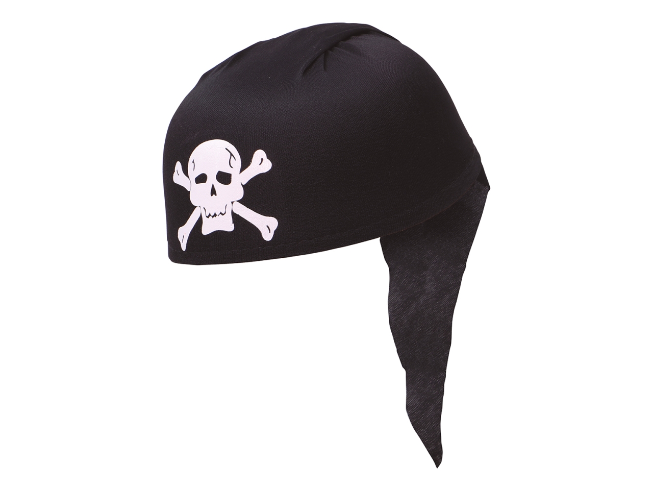 CAPPELLO PIRATA NERO IN TESSUTO 13665