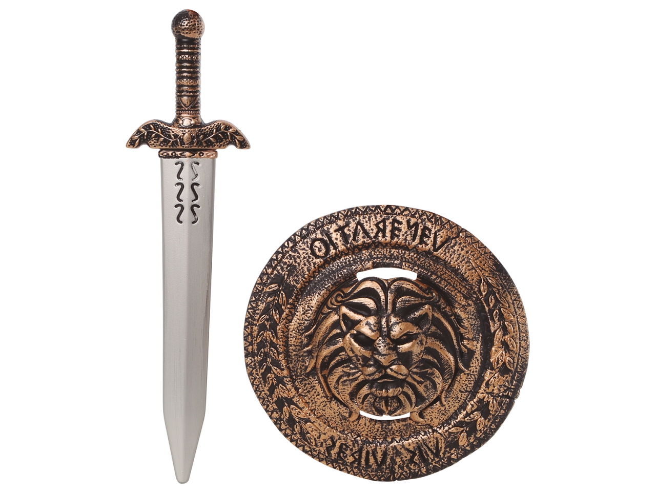 SCUDO DI 31CM CON SPADA DI 48CM P 18705