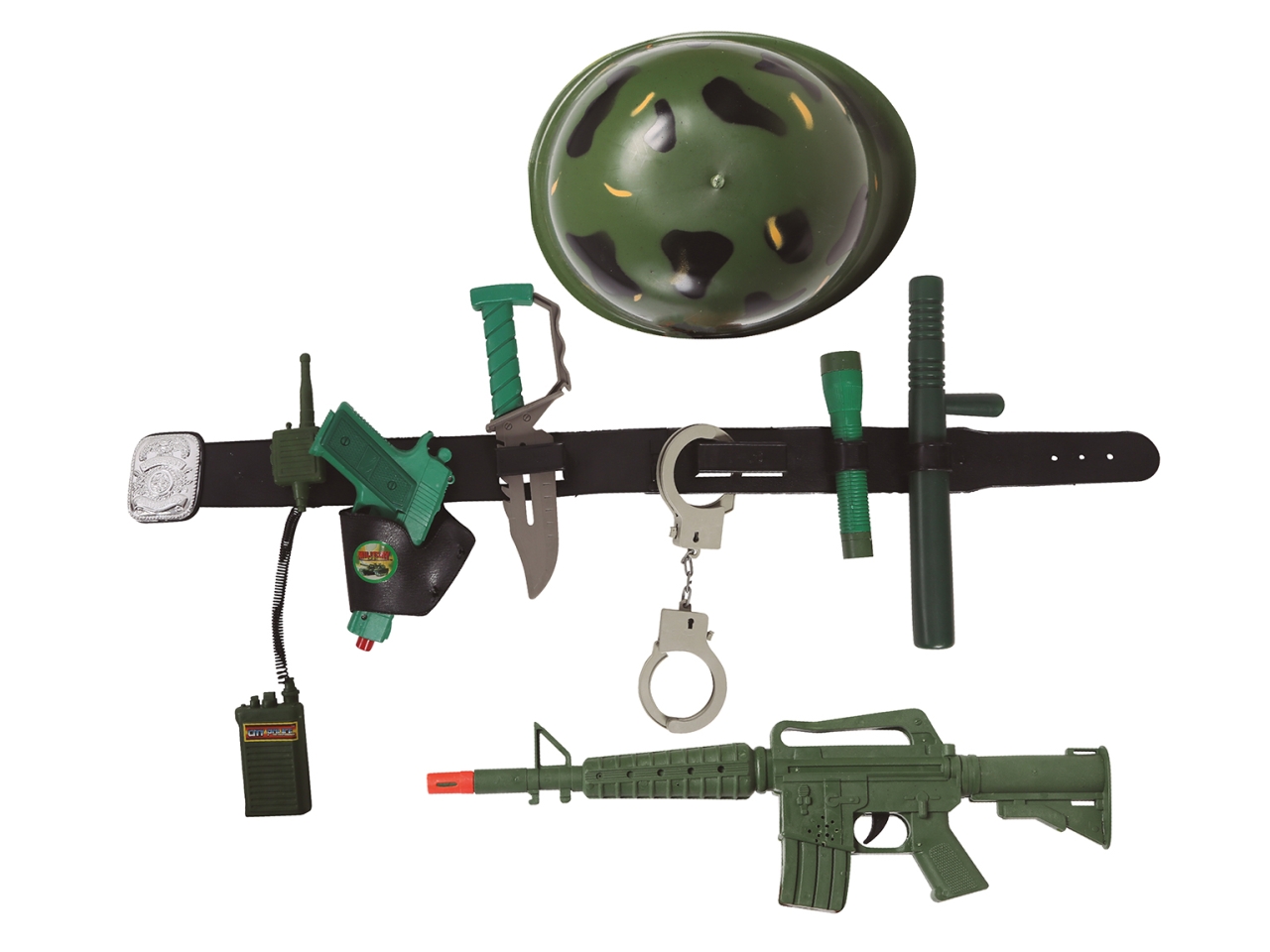 CINTURONE MILITARE CON CASCO 17623